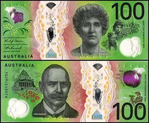 Australia 100 Dollars, 2020, P-66b, UNC, Polymer - Picture 1 of 1