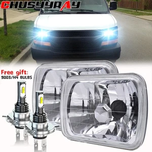 Faro LED halo DRL para Chevy Express 1500 2500 3500 Astro Cargo Van 5x7 7x6" - Imagen 1 de 16