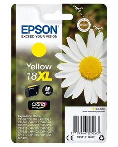 Epson C13T18144022 Standard Original Inkjet Cartridges - Yellow - Photo 1/1