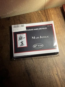 Mah Jongg 2025 Official Standard Hands and Rules, 4 Mahjong Large Size Cards New - Picture 1 of 6
