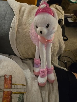 10" Mattel Barbie Pink & White Ballerina Cat  2001 - Image 1 of 4