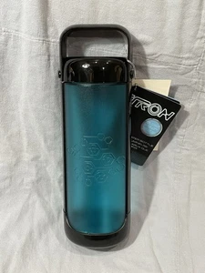 NEU Walt Disney Parks Tron Lightcycle Run Kunststoff 18,6 Unzen leuchtende Wasserflasche - Bild 1 von 4