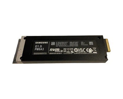 MZ-TL23T8A  Samsung PM9A3 3.84TB E1.S 9.5 mm NVMe PCIe 4.0 SSD MZTL23T8HCLS *se - Image 1 of 2
