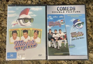 MAJOR LEAGUE 1,2,3  TRILOGY CHARLIE SHEEN CORBIN BERNSEN  DVD R1 - Picture 1 of 2