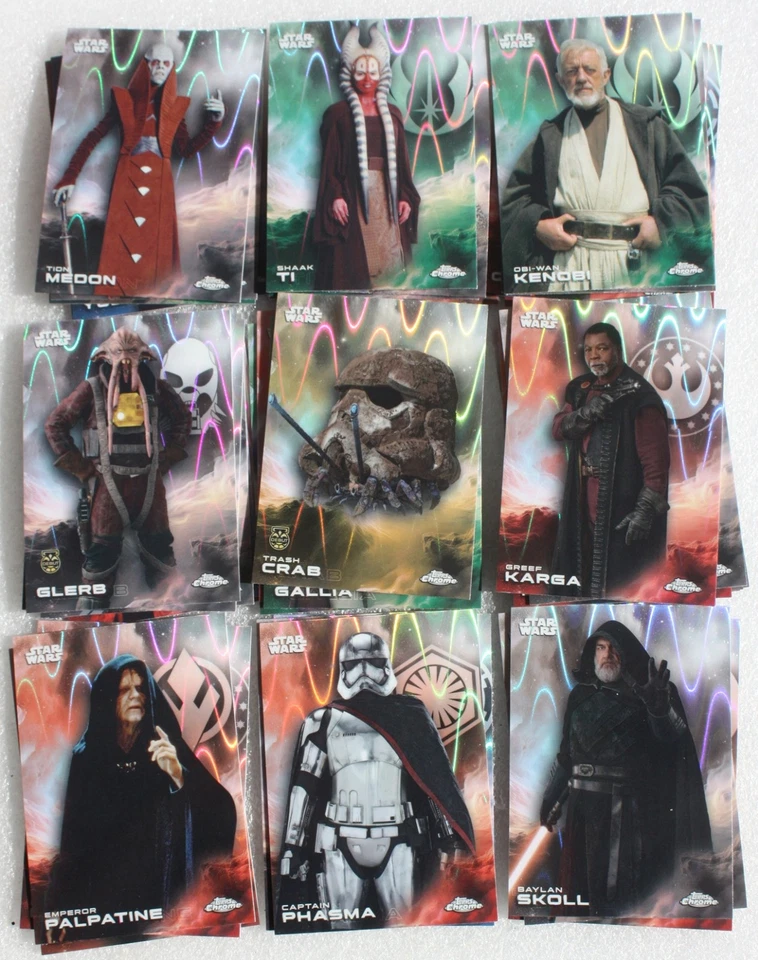 Topps Chrome Star Wars 2025 - RAYWAVE REFRACTOR Parralèle au choix dans la liste - Photo 1/1