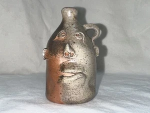 Amedeo Salamoni Miniature Mini Folk Art Pottery Face Jug 2-3/4 inch - Picture 1 of 13