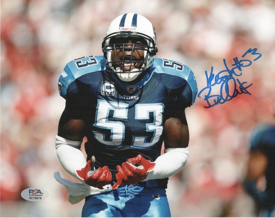 KEITH BULLUCK Signed Autographed Auto 8x10 Photo Picture Tennessee Titans PSA - Image 1 of 1