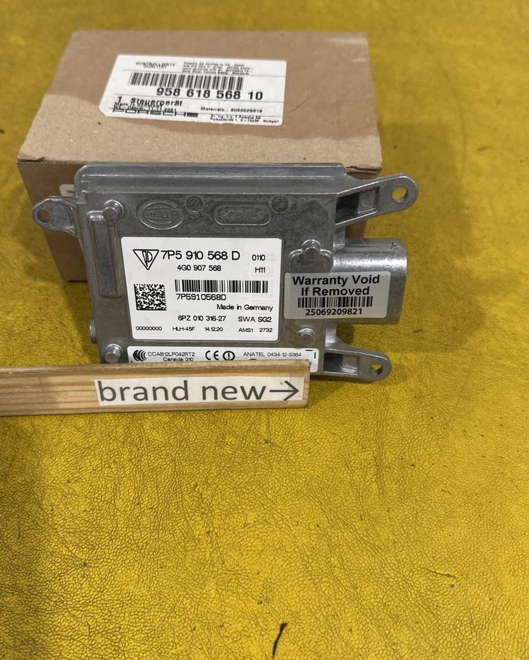 NEW 2011 - 2016 Porsche Cayenne Blind Spot Alert Module P/ N 7p5910568d OEM - Image 1 of 4