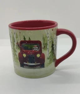 Weihnachten Urlaub rot LKW Kaffeebecher von Karen Grudere groß 20 Unzen - Bild 1 von 7