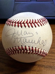 JUAN MARICHAL 6 SIGNED AUTOGRAPHED ONL BASEBALL! Giants! HOF! - Picture 1 of 2
