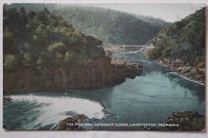 The Mill Dam Cataract Gorge Launceston Tasmania Australia Antiquarian Postcard - Picture 1 of 4