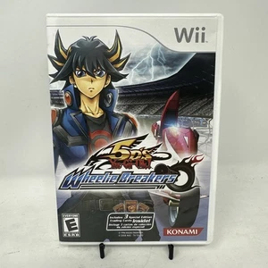 Yu-Gi-Oh 5D's Wheelie Breakers (Nintendo Wii, 2009) con manuale testato funzionante - Foto 1 di 7