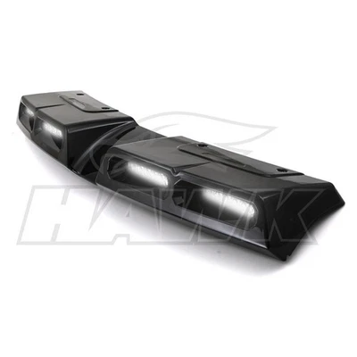 BLACK QUAD LED ROOF LIGHT POD FOR LAND ROVER DISCOVERY 3 4 L319 LR3 LR4 04-16 - Image 1 of 4