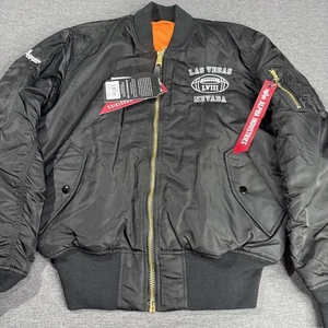 Alpha Industries MA-1 Reversible Bomber Jacket LVIII Las Vegas Nevada Black Neu mit Etikett - Bild 1 von 18