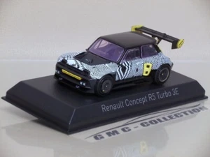 RENAULT R5 CONCEPT TURBO 3E E-TECH 100% ELECTRiC CAR 2022 NERO BLACK NOREV 1/43 - Foto 1 di 3