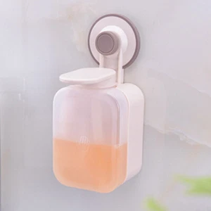Suction Cup Soap Dispenser Wall Mounted Vacuum Wall-mounted Foaming - Picture 1 of 11