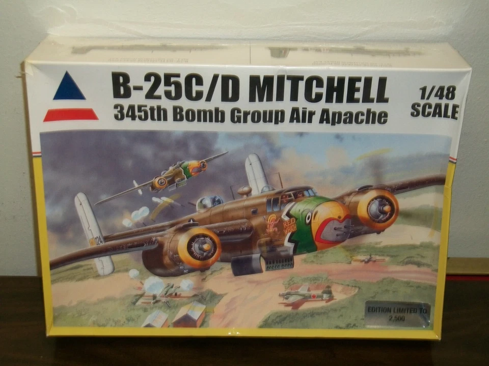 1/48 Accurate Miniatures B-25c/d Mitchell 345th Bomb Group Air Apache Mod7