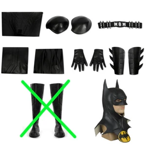 High Quality The Flash Batman Michael Keaton Cosplay Costume Hero Battle Outfit - Picture 1 of 27