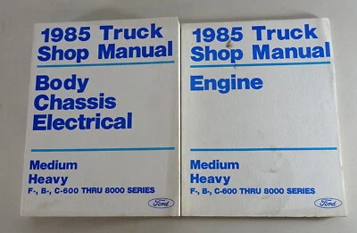 Manual De Taller Ford F- / B- / C-600 - 8000 Serie Año De Modelo 1985 - Imagen 1 de 4