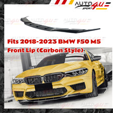 For 18-23 BMW F90 M5 Competition CS Style Carbon Print Front Bumper Lip Splitter