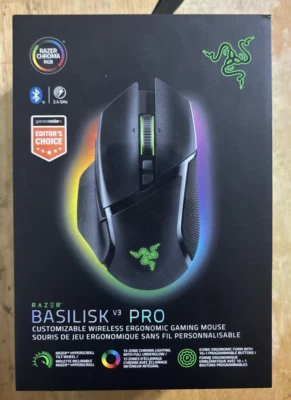 Razer Basilisk V3 Pro Wireless Gaming Mouse (RZ01-04620100) - Black... FREE S&H! - Image 1 of 2