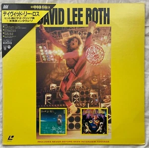 Japan Laserdisc LD David Lee Roth Video Clips 06WL38126 W/Obi Japanese - Imagen 1 de 2