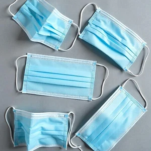 Paquete de 10 mascarillas antipolvo no médicas transpirables azules 3 capas - Imagen 1 de 12