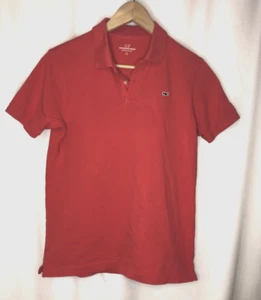 Vineyard Vines Youth Large Red Polo Shirt 100% Cotton - Picture 1 of 10