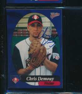 1999 Multi-ad #34 Chris Demouy Kernels Signed Autograph (DO63) SWSW6