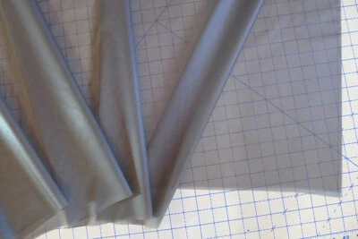 1.3 oz. Nylon Ripstop Fabric Water Repellent Light Gray 64" wide By The Yard - Image 1 of 3