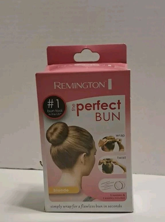 Remington The PERFECT BUN Blonde  Hair Styling Accessory New Opened Box  - Image 1 of 4