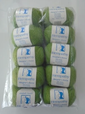 Elsebeth Lavold Hempathy Mallard Color #021 Dyelot #16 NUEVO 10 Bolas Cáñamo 34% Algodón 4 Foto 1 de 3