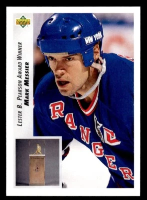 1992-93 Upper Deck - #432b Mark Messier - New York Rangers - Image 1 of 2