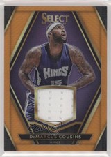 2015-16 Panini Select Swatches Orange Prizm /60 DeMarcus Cousins #22