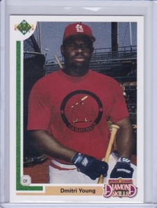 Dmitri Young 1991 Upper Deck Final Edition Baseball Card 7F Grade Mint