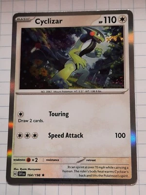 Holo Rare  Cyclizar - 164/198  Scarlet & Violet Base Set Pokemon TCG - Image 1 of 2