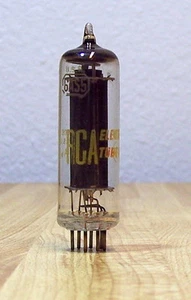  Tubo amplificador de potencia de haz RCA Radiotron 6AS5 Cantidad de lote antiguo probada - Imagen 1 de 3