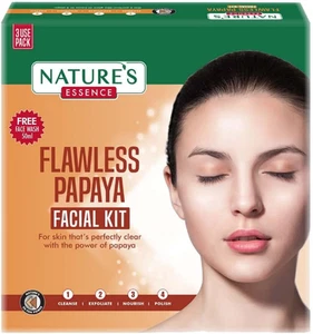 Nature'S Essence Flawless Papaya Facial Kit 3 Use, White, 1 Count, 60 Gm - Picture 1 of 12