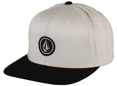 Volcom Quarter 斜纹平沿帽 - Whitecap 灰色 - 全新 — 第 1/2 张图片