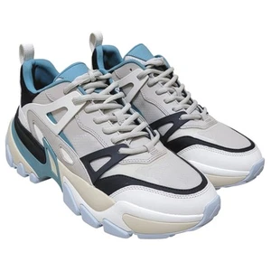 Michael Kors Hombres Nick Gruesas Zapatillas bajas Talla US 9.5M Aluminio Gris/Azul - Imagen 1 de 7