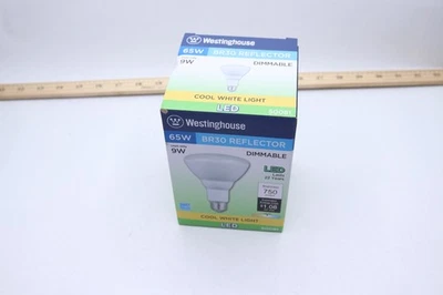 Westinghouse BR30 Flood Dimmable Cool White Energy Star LED Light Bulb 9 Watt  - Image 1 of 4