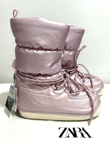 Botas de esquí Zara rosa repelentes al agua nieve UK6 EUR39 US8 2703/410 - Imagen 1 de 10
