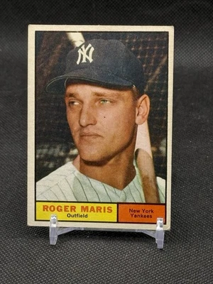 1961 Topps Roger Maris #2 New York Yankees AL MVP en 1961 nuevo récord de recursos humanos Foto 1 de 2