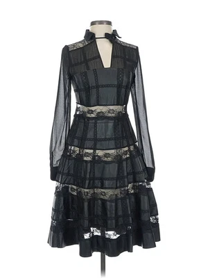 Vestido de cóctel negro para mujer Valentino 38 italiano Foto 1 de 4