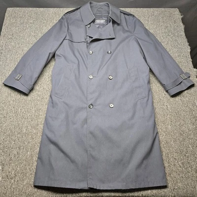 Винтажный 1996 Newport Harbor Тренч 44R темно-синий карьера одежда Thinsulate - Изображение 1 из 4