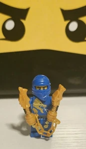 NEW Ninjago Jay DX w Golden Nunchucks of Lightning Custom Lego Minifigure 2521 - Picture 1 of 3