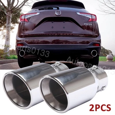 Car Exhaust Pipe Tip Rear Tail Throat Muffler Tailpipe For Acura RDX 2007-2025 Foto 1 de 4