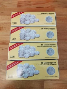 200 Münzkapseln für 10+20 Euro Münzen, 33mm, 200 Stück  - Bild 1 von 1