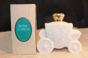 AVON DECANTER ROYAL COACH MOONWIND FOAMING BATH OIL 5 OUNCE FILLED WITH BOX - Picture 1 of 2