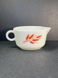 Autumn Harvest Wheat Vintage Pyrex #77-B Gravy Boat - Picture 1 of 14